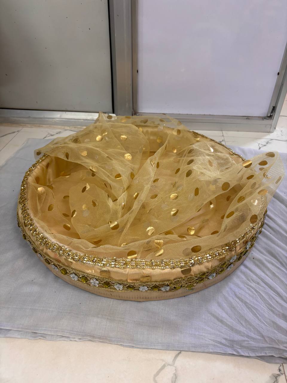 ફુલ થાળી - દીપક સ્ટેન્ડ